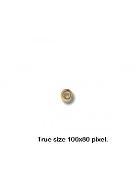 3mm Roundel H:1mm 14K gold filled