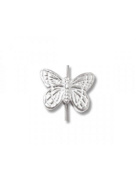 St.Silver Butterfly Bead 13.7mm (Top)