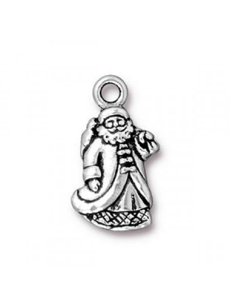 Drop Charm Staint Nickolas Anti Silver