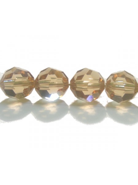 Swar Round Bead 8mm Lt.Colorado Topaz