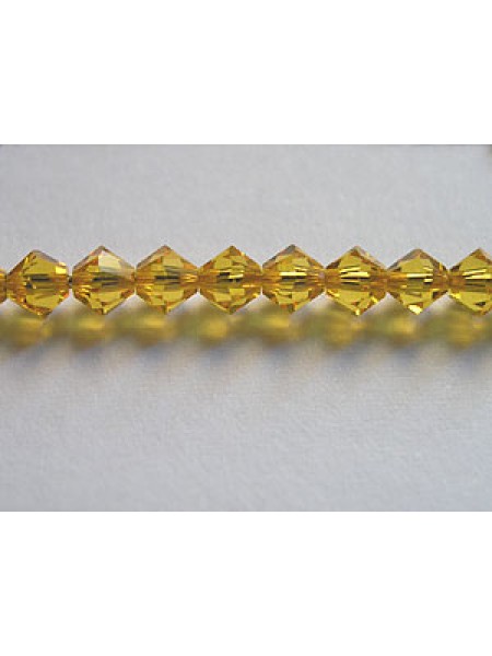 Swar Bicone Bead 4mm Sunflower