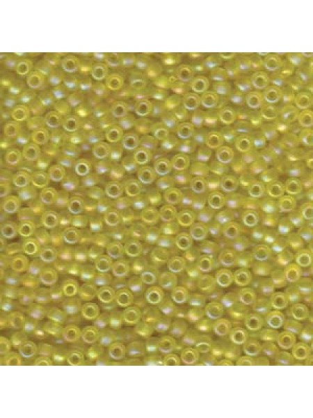 Miyuki 8/0 Seed Bead TR M Yellow AB 22g