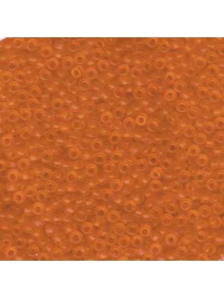 Miyuki 8/0 Seed Bead TR Matt Orange 22g